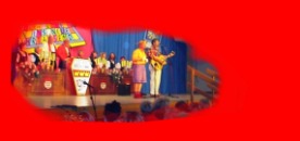 B&uuml;ttenredner mit Musik bei der Damensitzung,und der Kost&uuml;m- und Prunksitzung, sorgen f&uuml;r lustige Stimmung